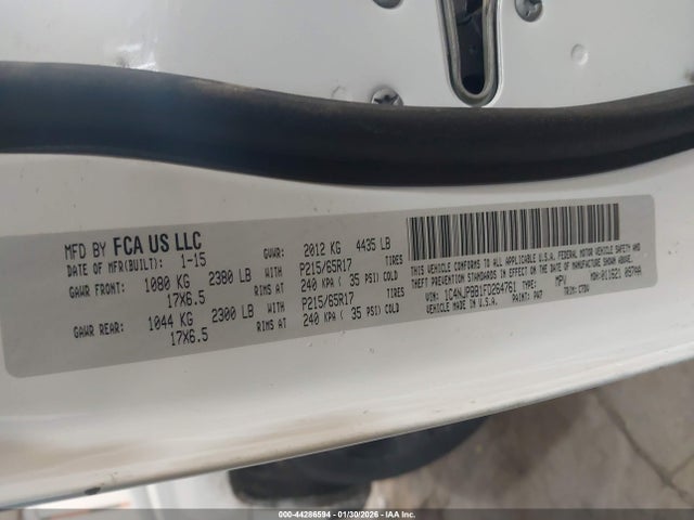 Jeep Patriot Sport 2015 1C4NJPBB1FD264761 Image 9