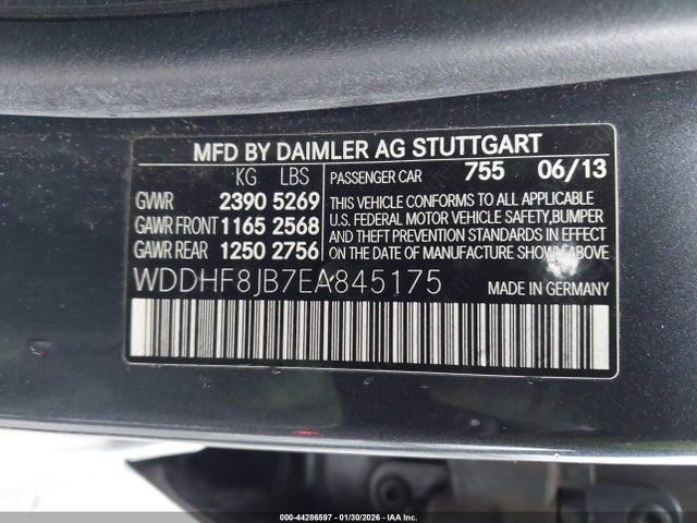 WDDHF8JB7EA845175 Mercedes-Benz E 350 4matic