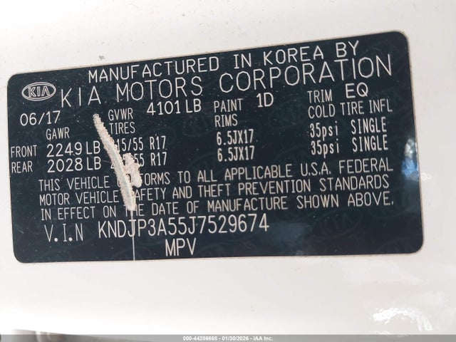 KIA SOUL + 2018 KNDJP3A55J7529674 Image 9