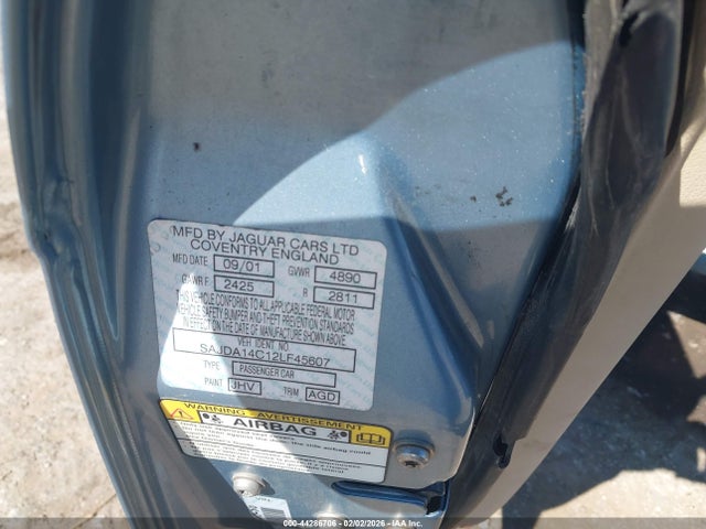 2002 JAGUAR XJ8 SAJDA14C12LF45607 Photo 8