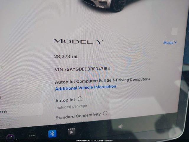 2024 TESLA MODEL Y 7SAYGDED3RF047154 Photo 6