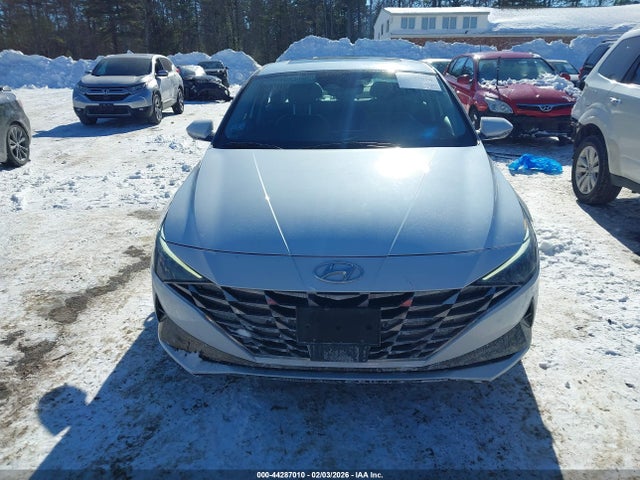 2021 Hyundai Elantra Limited მანქანა იყიდება აუქციონზე, vin: 5NPLP4AGXMH039148, აუქციონის ნომერი: 44287010