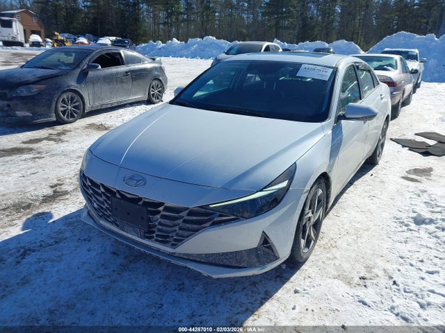 2021 Hyundai Elantra Limited მანქანა იყიდება აუქციონზე, vin: 5NPLP4AGXMH039148, აუქციონის ნომერი: 44287010