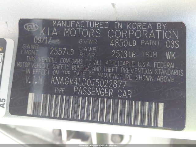KIA Optima Plug-in Hybrid Ex 2018 KNAGV4LD0J5022877 Image 9