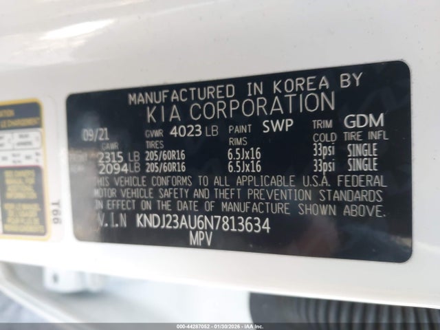 2022 KIA SOUL KNDJ23AU6N7813634 Photo 8