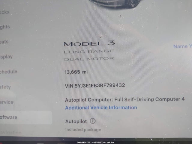 2024 TESLA MODEL 3 5YJ3E1EB3RF799432 Photo 6