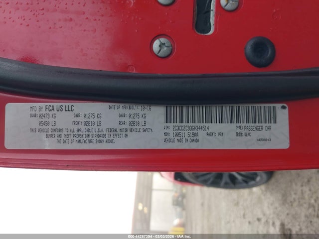 2016 DODGE CHALLENGER 2C3CDZC93GH344514 Photo 8