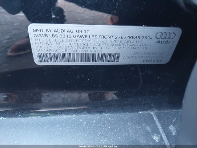 Aukcja sprzedaży 2011 Audi A6 3.0 Premium, vin: WAUFGAFB1BN027604, numer aukcji: 44287397