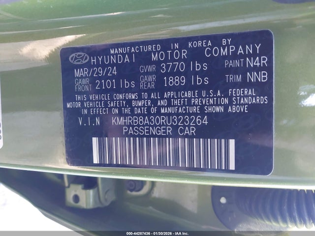Hyundai Venue Se 2024 KMHRB8A30RU323264 Image 9
