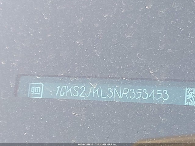 1GKS2JKL3NR353453 GMC Yukon Xl 4wd Denali