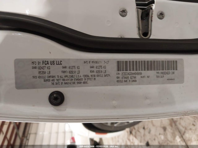 Aukcja sprzedaży 2017 Chrysler 300, vin: 2C3CCAGG9HH648090, numer aukcji: 44287686