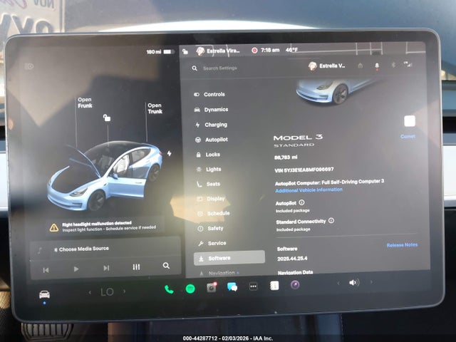 Tesla Model 3 Standard Range Plus Rear-wheel Drive 2021 5YJ3E1EA8MF096697 Image 19