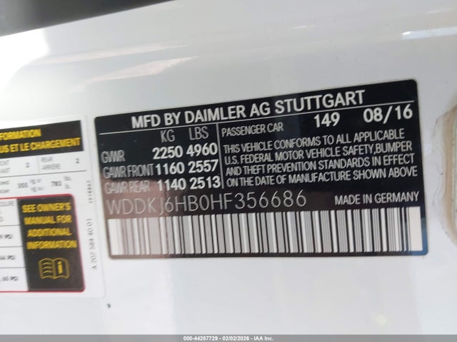 2017 MERCEDES-BENZ E 400 WDDKJ6HB0HF356686 Photo 8