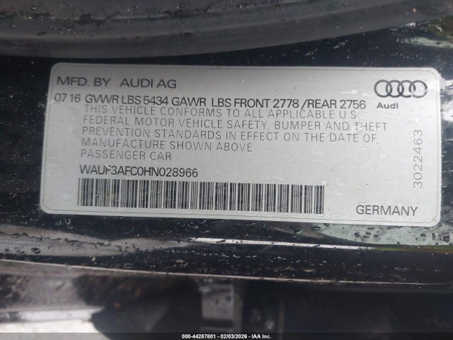 2017 AUDI A6 WAUF3AFC0HN028966 Photo 8