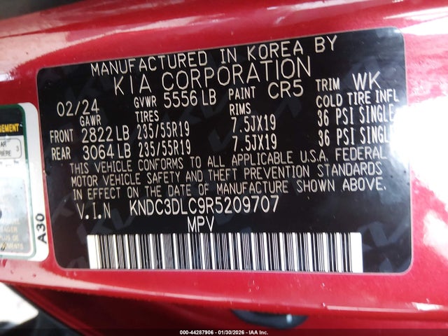 KIA Ev6 Light Long Range 2024 KNDC3DLC9R5209707 Image 9