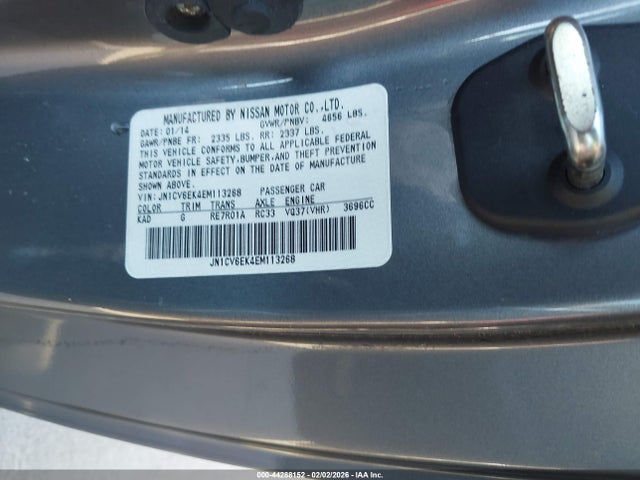 2014 INFINITI Q60 JN1CV6EK4EM113268 Photo 8