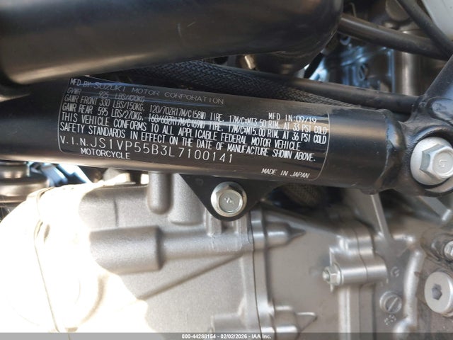 JS1VP55B3L7100141 Suzuki Sv650 A/x