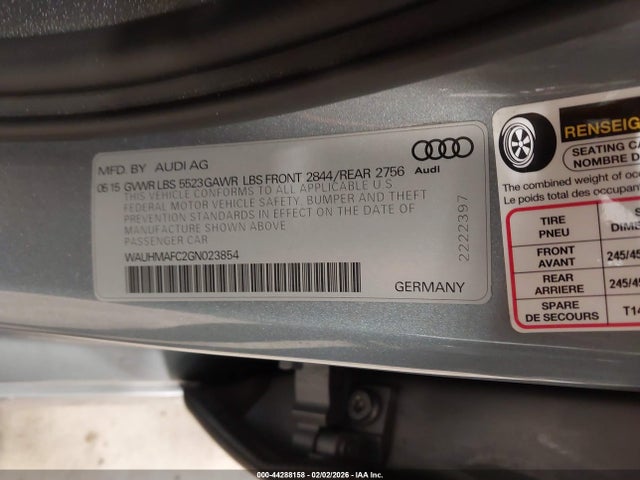 2016 AUDI A6 WAUHMAFC2GN023854 Photo 8