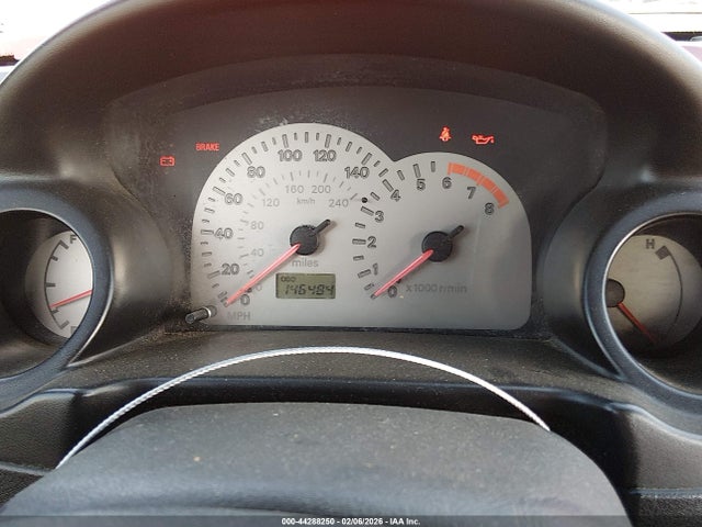 44288250 :رقم المزاد ، 4A3AE45G42E061454 vin ، 2002 Mitsubishi Eclipse Spyder Gs مزاد بيع
