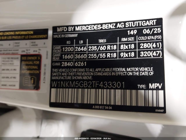 W1NKM5GB2TF433301 Mercedes-Benz Glc 350e 4matic