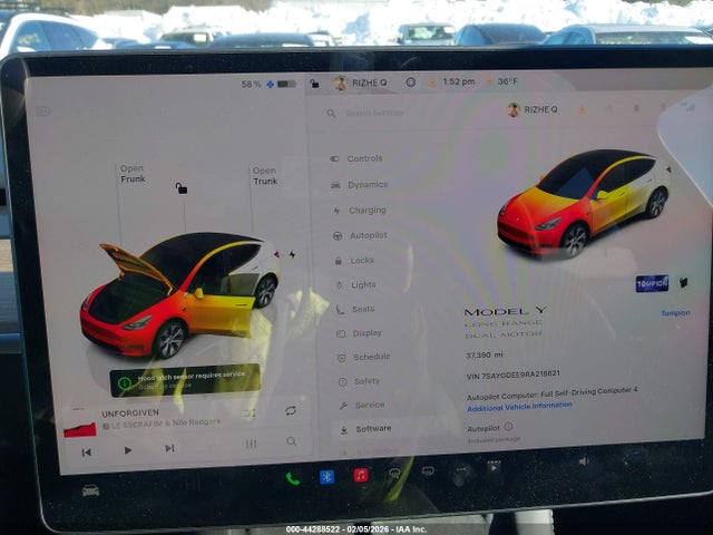 2024 TESLA MODEL Y 7SAYGDEE9RA218821 Photo 6