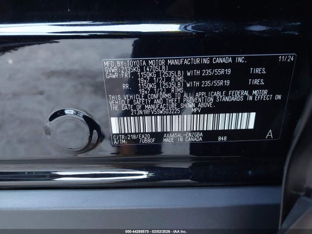Toyota Rav4 Limited 2025 2T3N1RFV5SW503225 Image 9