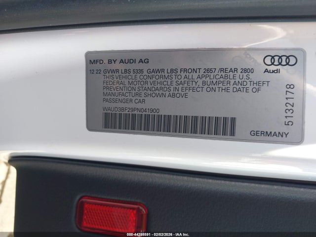 2023 AUDI A6 WAUD3BF29PN041900 Photo 8