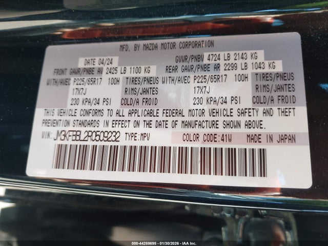 Mazda Cx-5 2.5 S Select 2024 JM3KFBBL2R0509232 Image 9