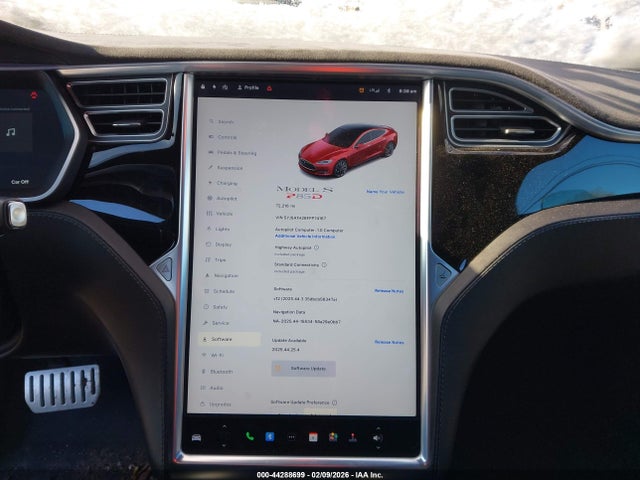 44288699 :رقم المزاد ، 5YJSA1H28FFP74167 vin ، 2015 Tesla Model S 70d/85d/p85d مزاد بيع