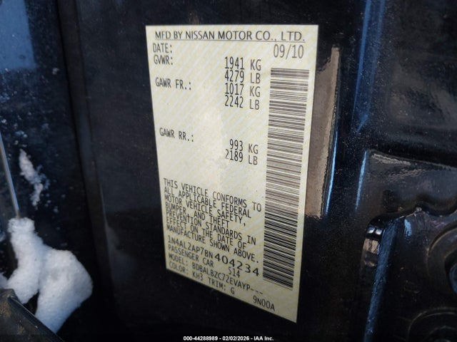 2011 NISSAN ALTIMA 1N4AL2AP7BN404234 Photo 8