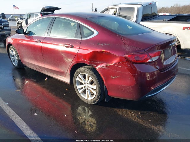 2016 Chrysler 200 Limited მანქანა იყიდება აუქციონზე, vin: 1C3CCCAB8GN124296, აუქციონის ნომერი: 44289003