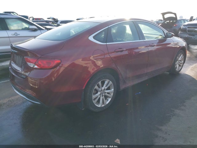 2016 Chrysler 200 Limited მანქანა იყიდება აუქციონზე, vin: 1C3CCCAB8GN124296, აუქციონის ნომერი: 44289003