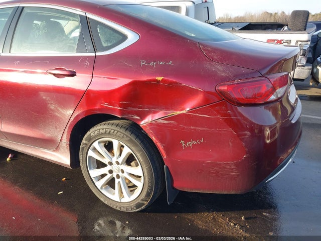 2016 Chrysler 200 Limited მანქანა იყიდება აუქციონზე, vin: 1C3CCCAB8GN124296, აუქციონის ნომერი: 44289003
