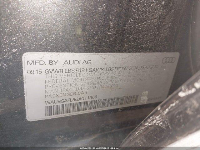 2016 AUDI S4 WAUBGAFL6GA011369 Photo 8