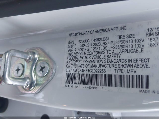 2016 ACURA RDX 5J8TB4H31GL022256 Photo 8