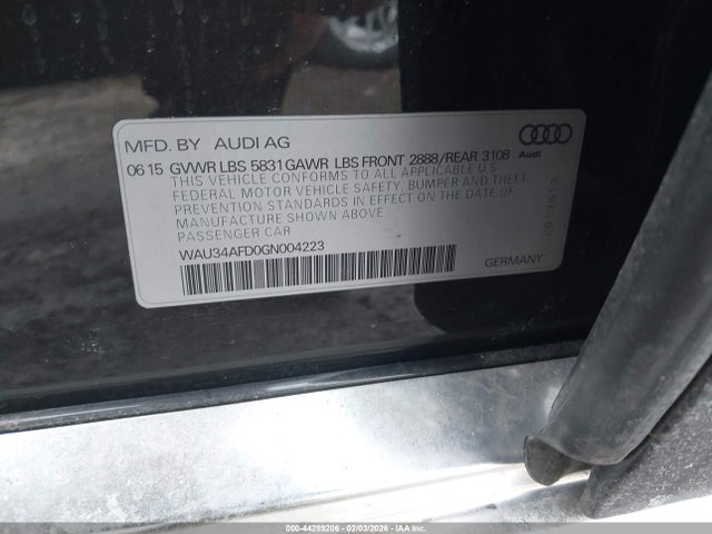 2016 AUDI A8 L WAU34AFD0GN004223 Photo 8