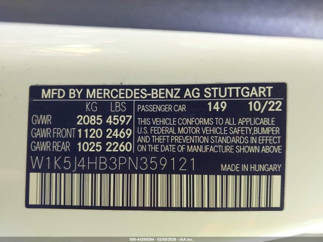 2023 MERCEDES-BENZ CLA 250 COUPE W1K5J4HB3PN359121 Photo 8