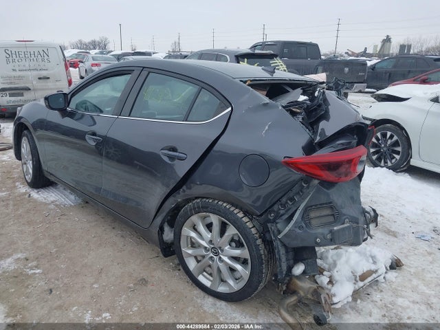 2016 Mazda Mazda3 S Grand Touring მანქანა იყიდება აუქციონზე, vin: JM1BM1X30G1294409, აუქციონის ნომერი: 44289584