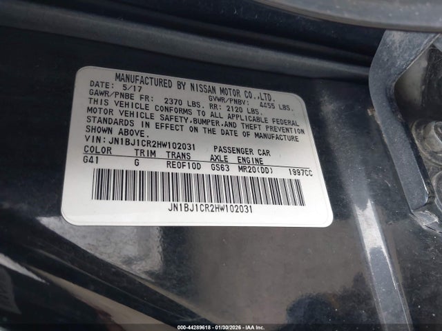 2017 NISSAN ROGUE SPORT JN1BJ1CR2HW102031 Photo 8