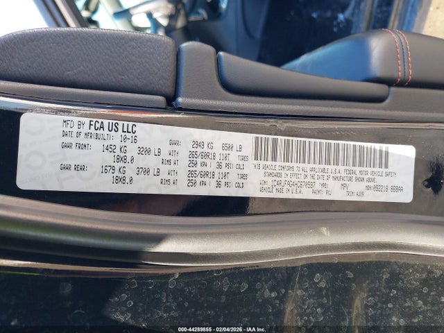 2017 JEEP GRAND CHEROKEE 1C4RJFAG4HC670597 Photo 8