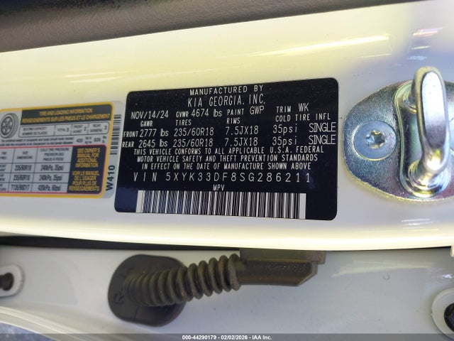 2025 KIA SPORTAGE 5XYK33DF8SG286211 Photo 8