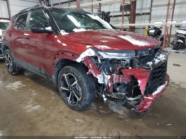 2022 Chevrolet Trailblazer Awd Rs მანქანა იყიდება აუქციონზე, vin: KL79MUSL7NB052311, აუქციონის ნომერი: 44290617