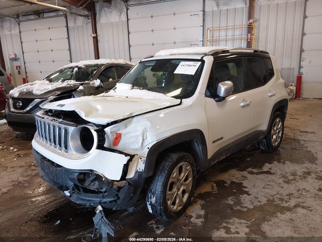 2016 Jeep Renegade Limited მანქანა იყიდება აუქციონზე, vin: ZACCJBDT8GPD80400, აუქციონის ნომერი: 44290690