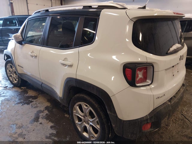 2016 Jeep Renegade Limited მანქანა იყიდება აუქციონზე, vin: ZACCJBDT8GPD80400, აუქციონის ნომერი: 44290690