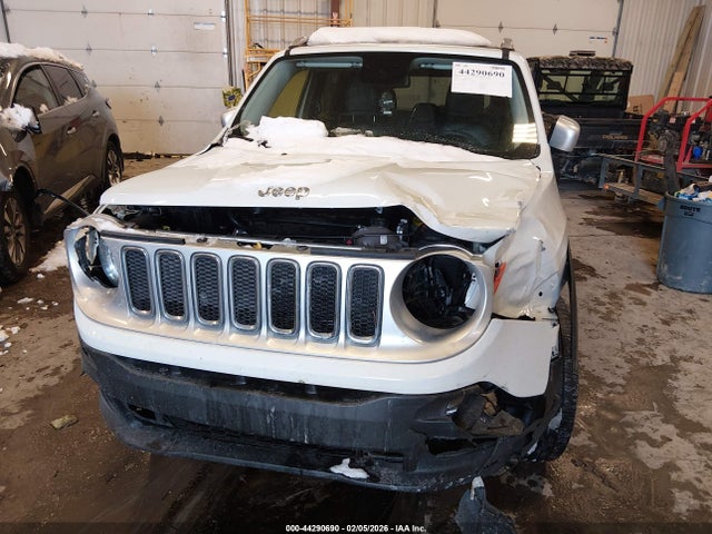 2016 Jeep Renegade Limited მანქანა იყიდება აუქციონზე, vin: ZACCJBDT8GPD80400, აუქციონის ნომერი: 44290690