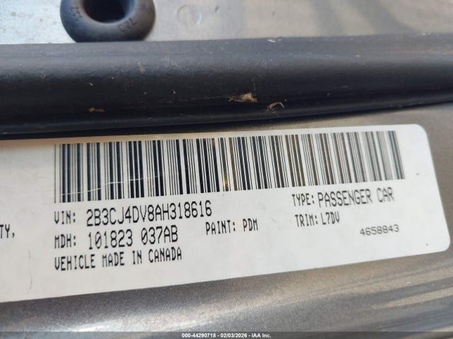 2010 DODGE CHALLENGER 2B3CJ4DV8AH318616 Photo 8