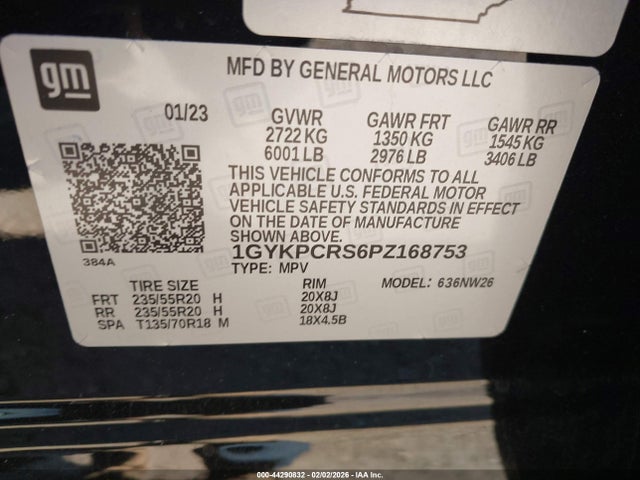 2023 CADILLAC XT6 1GYKPCRS6PZ168753 Photo 8
