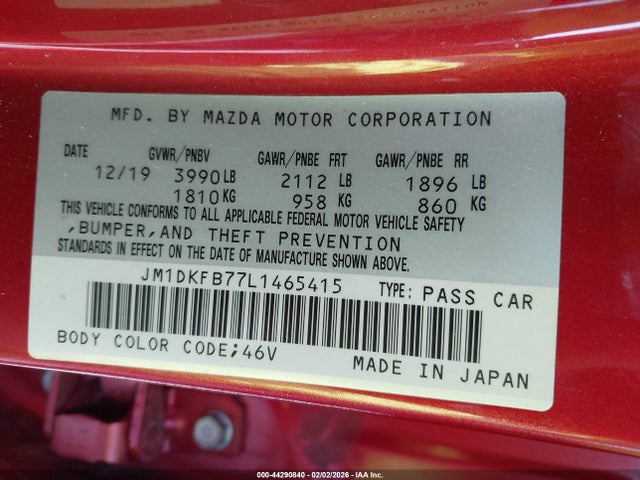 2020 MAZDA CX-3 JM1DKFB77L1465415 Photo 8