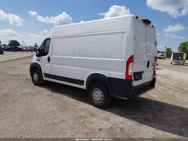 44290851 :رقم المزاد ، 3C6TRVBG0LE103089 vin ، 2020 Ram Promaster 1500 High Roof 136 Wb مزاد بيع