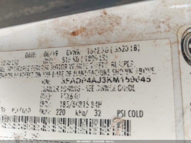 Ford FIESTA S 2019 3FADP4AJ3KM159645 Image 9